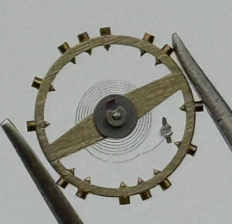 FHF 120 Balance Wheel Complete And Spring 6¾-8’’’ 205 M Watch Movement Parts NOS