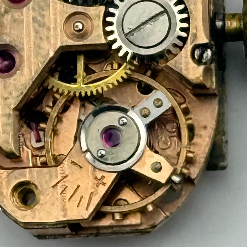 Hyppolyte Parrenin 25 Watch Movement Elco Swiss Manual Wind Parts Repair 12.7mm