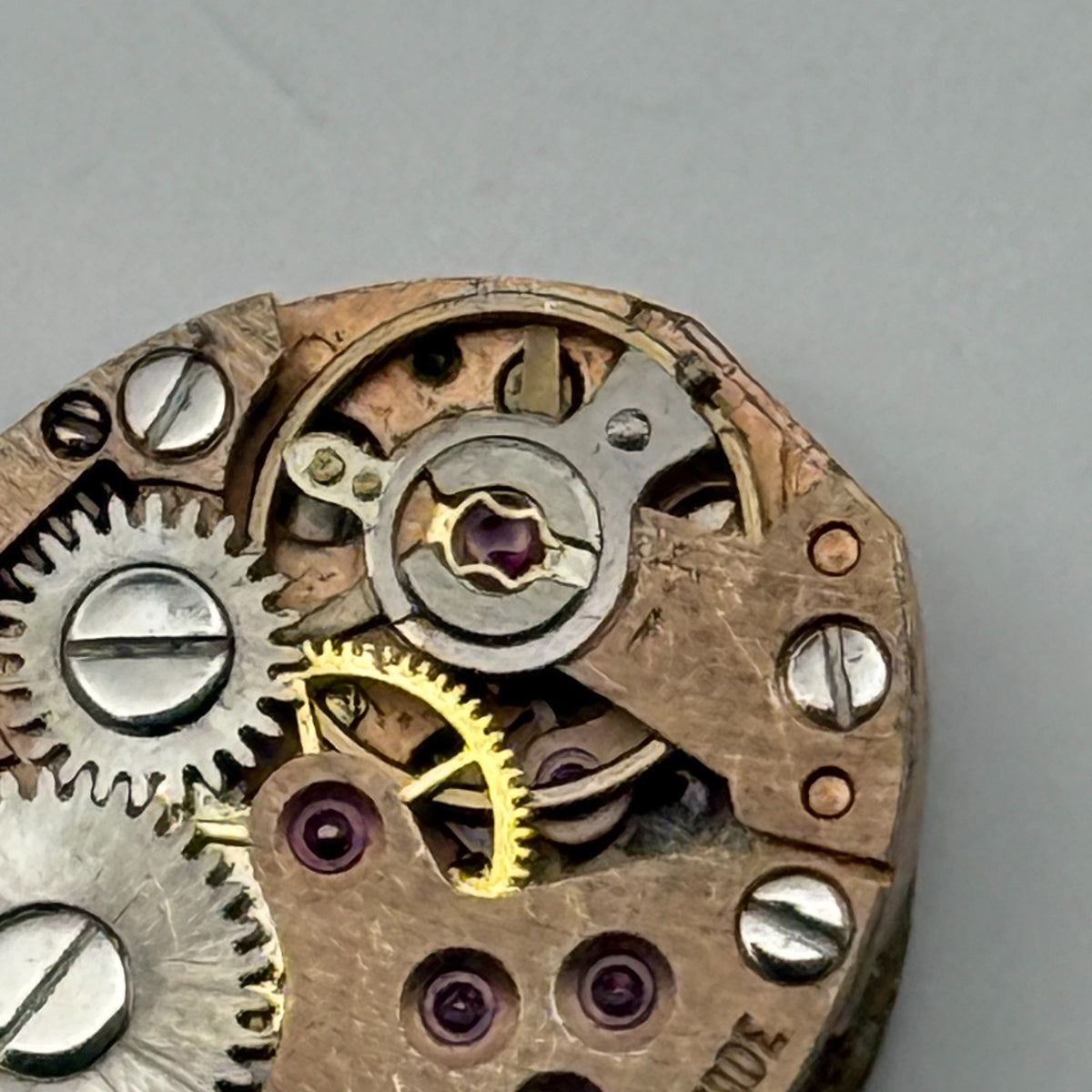 Lanco 500 Watch Movement 17 Jewels Inacbloc Swiss Manual Wind Parts 12.9mm