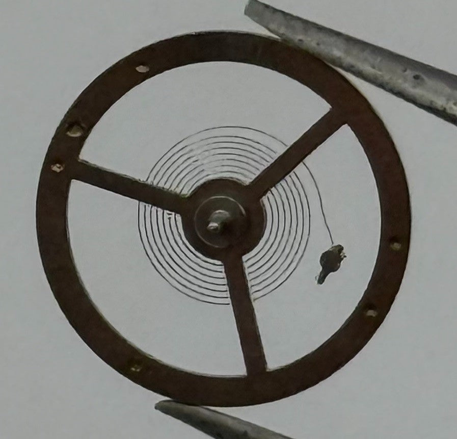 EB 9021 Balance Wheel Complete And Spring 10½’’’ 1253 Watch Movement Parts NOS