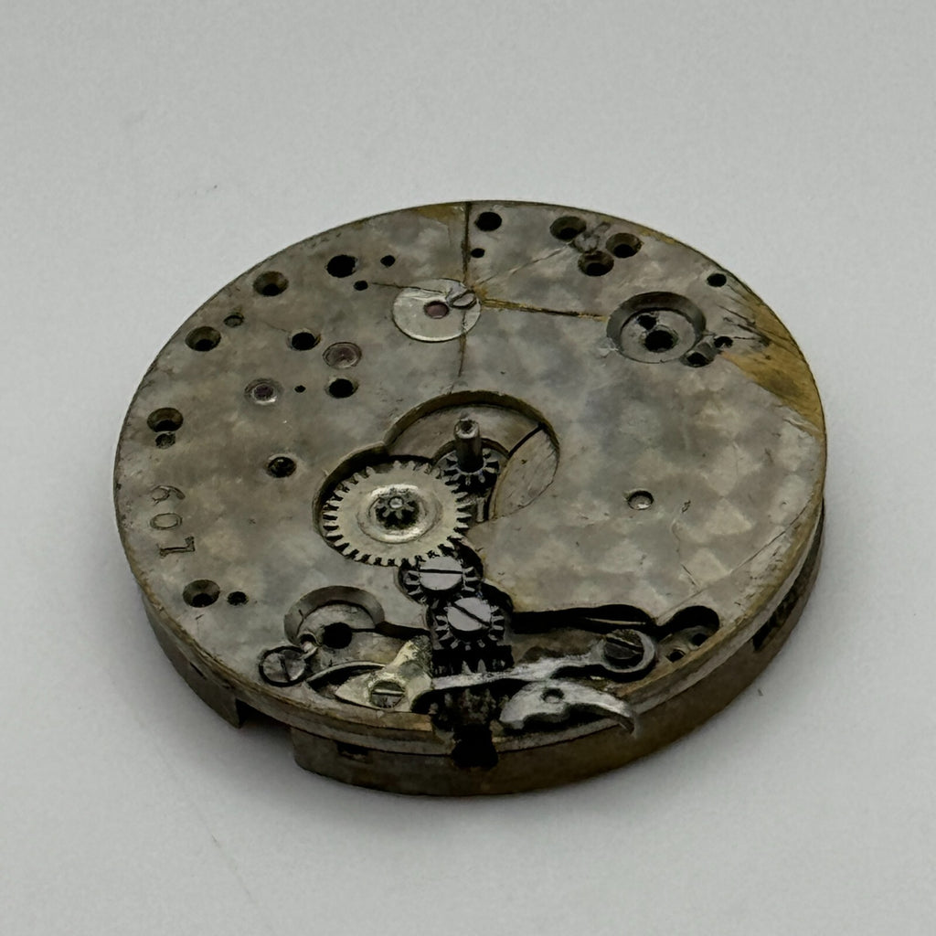 Unidentified Watch Movement Manual Wind Swiss Parts Repair 24.8mm