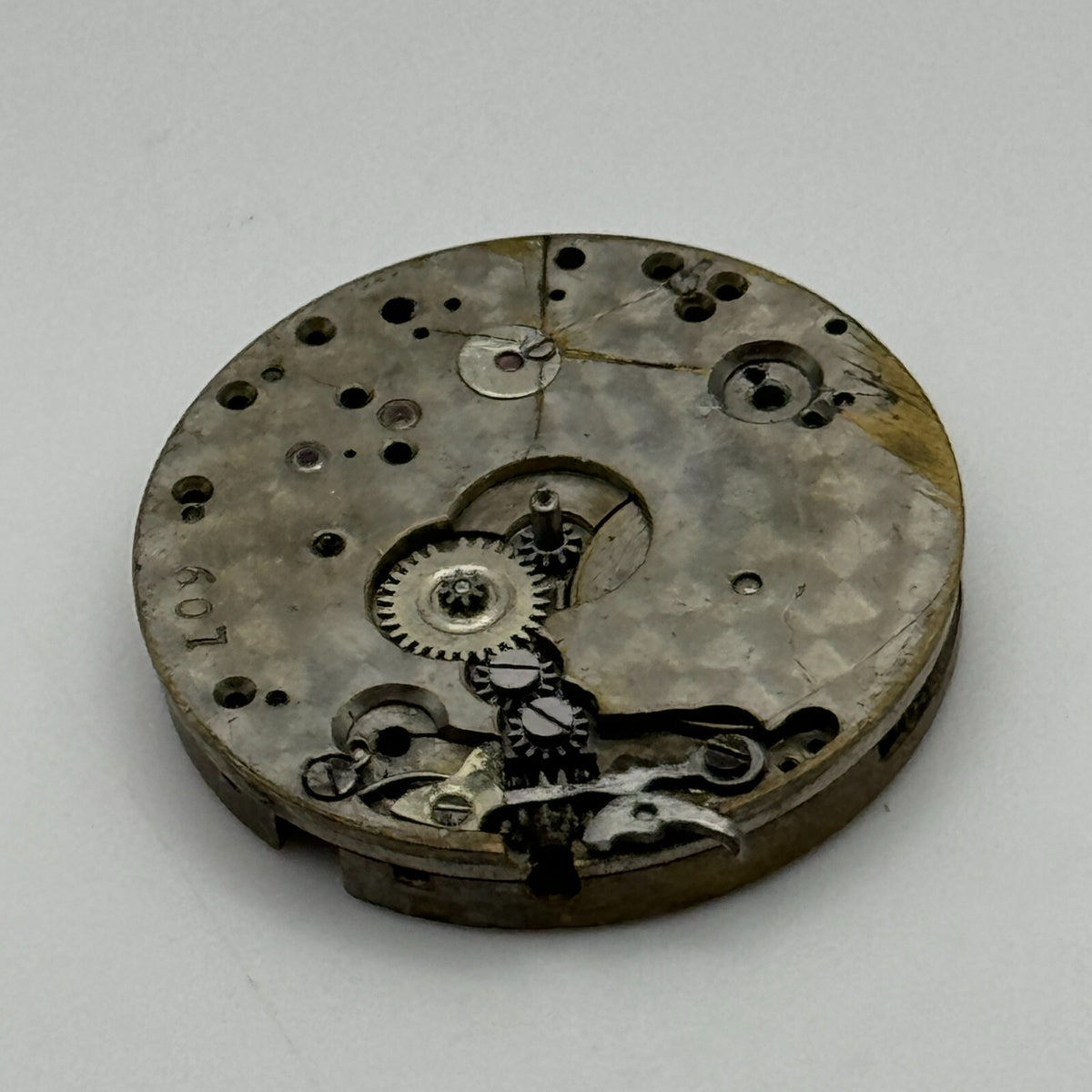 Unidentified Watch Movement Manual Wind Swiss Parts Repair 24.8mm