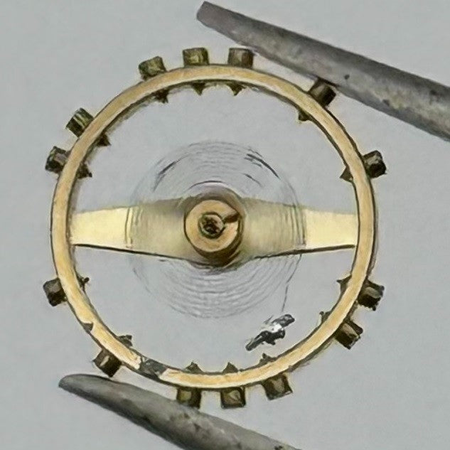 HP 25 Balance Wheel Complete And Spring 5¼’’’ 387 Watch Movement Parts NOS