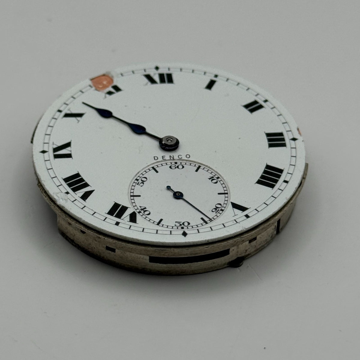 Denco Hunter Pocket Watch Movement Sub Seconds 17J Manual Wind Parts 40.5mm