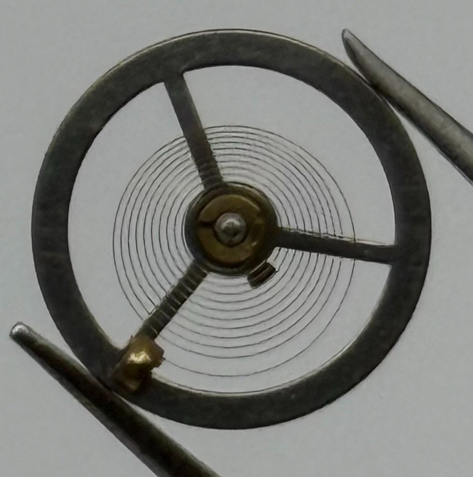 Brac 180 Balance Wheel Complete And Spring 12’’’ Pour Watch Movement Parts NOS