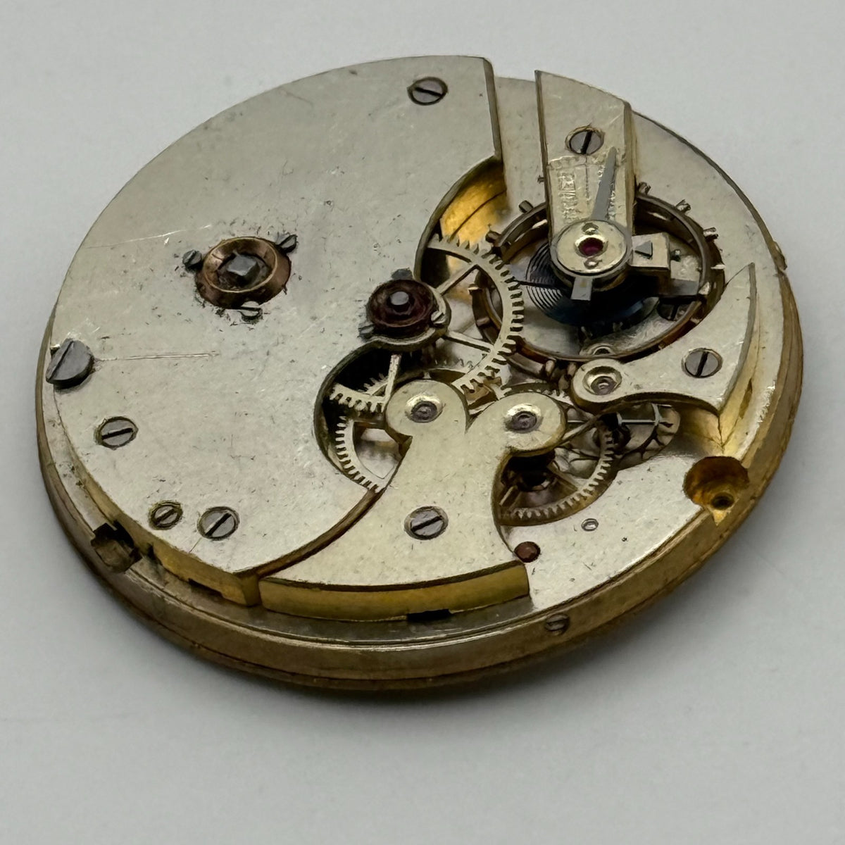 High Grade Pocket Watch Movement Running Hunter Antique Parts 36.2mm