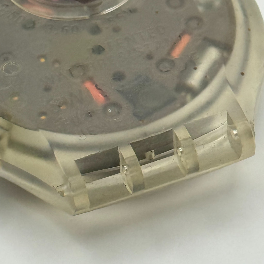 Vintage Swatch Chronograph Watch SCK110 See Through 1995 ETA Quartz Swiss Parts