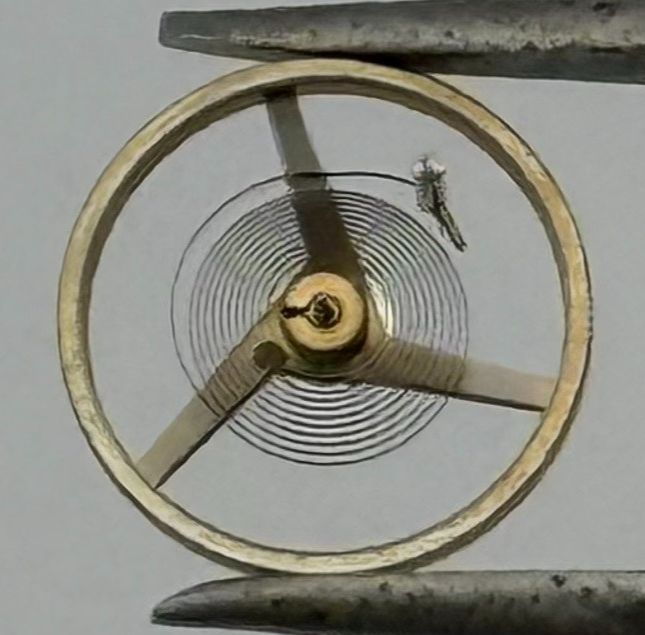 FHF 57 Balance Wheel Complete And Spring 6¾’’’ 1611 M Watch Movement Part NOS