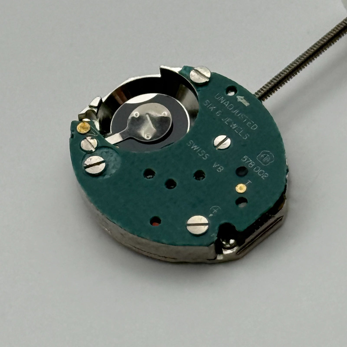 ETA 578.002 Watch Movement Quartz Swiss 6 Jewels Parts Repair Spares 12.4mm