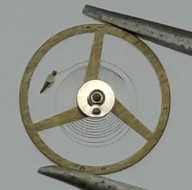 AS 1977-2 Balance Wheel Complete And Spring Renata 1831 Watch Movement Parts NOS