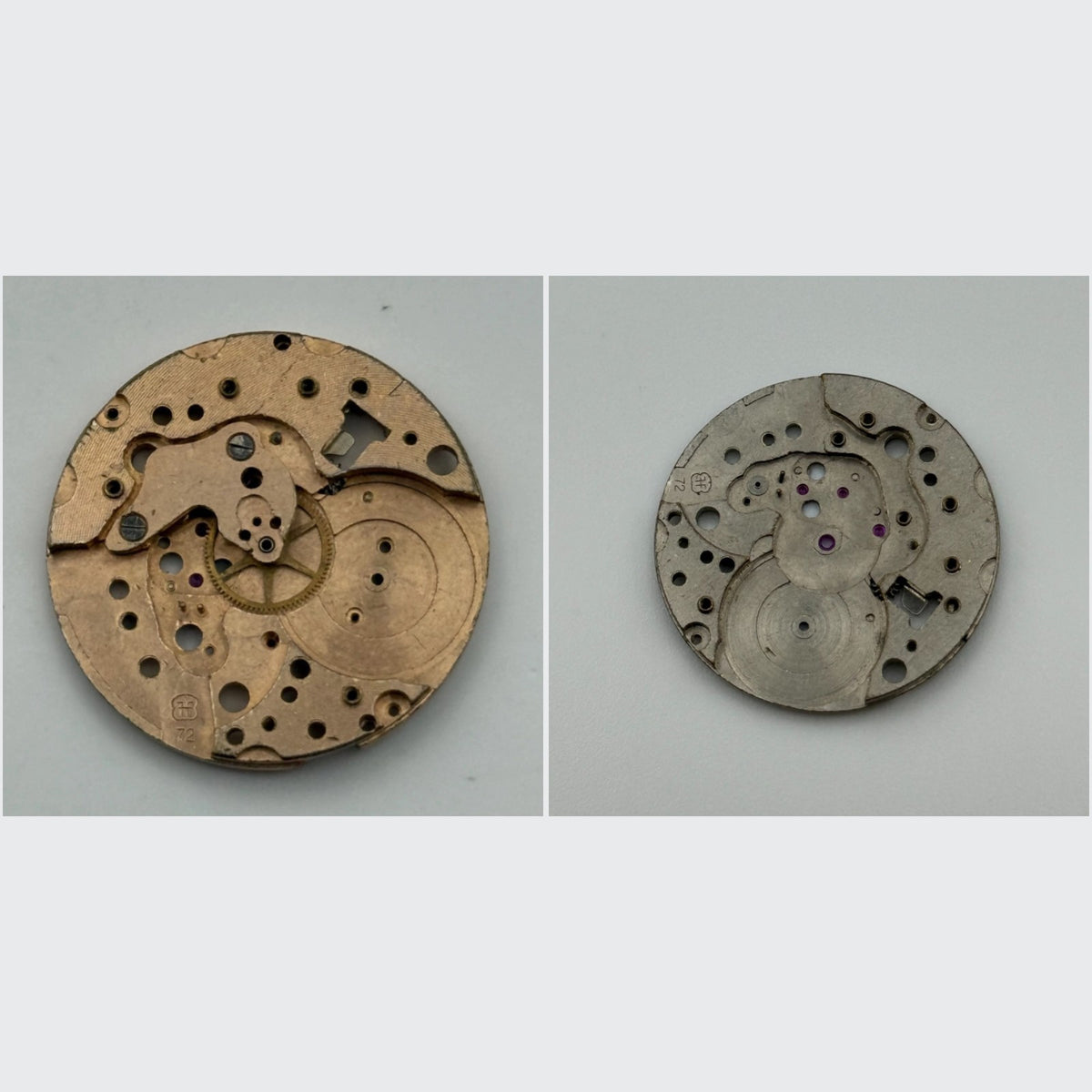 FHF 72 Incomplete Watch Movement - For Parts - Select From Available Options