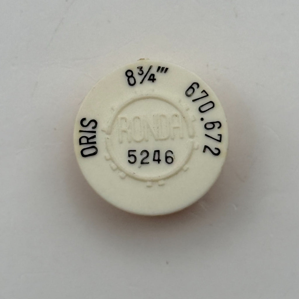Oris 670 672 Balance Wheel Complete And Spring 8¾’’’ 5246 Watch Movement Parts