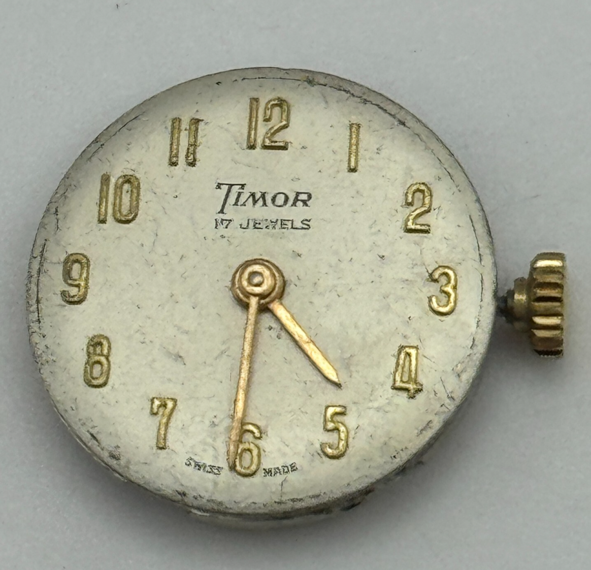 Felsa F 4022 Watch Movement Timor Ladies Manual Wind Swiss Vintage Parts 17.5mm