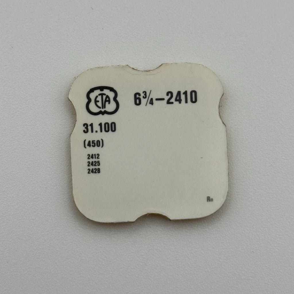 ETA 2410 Setting Wheel - 6 3/4 - 450 - New Old Stock - Watch Parts