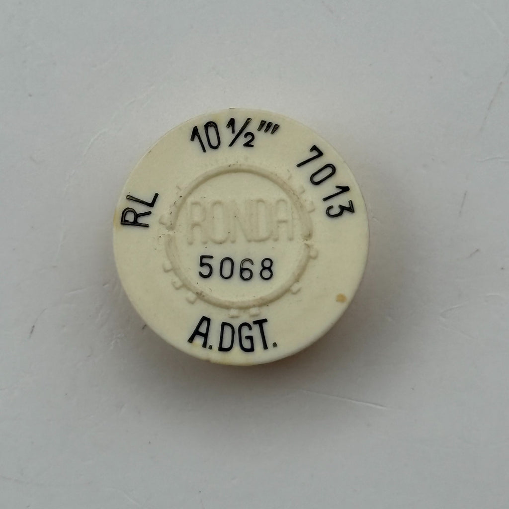 RL 7013 Balance Wheel Complete And Spring 10½’’’ 5068 Watch Movement Parts NOS