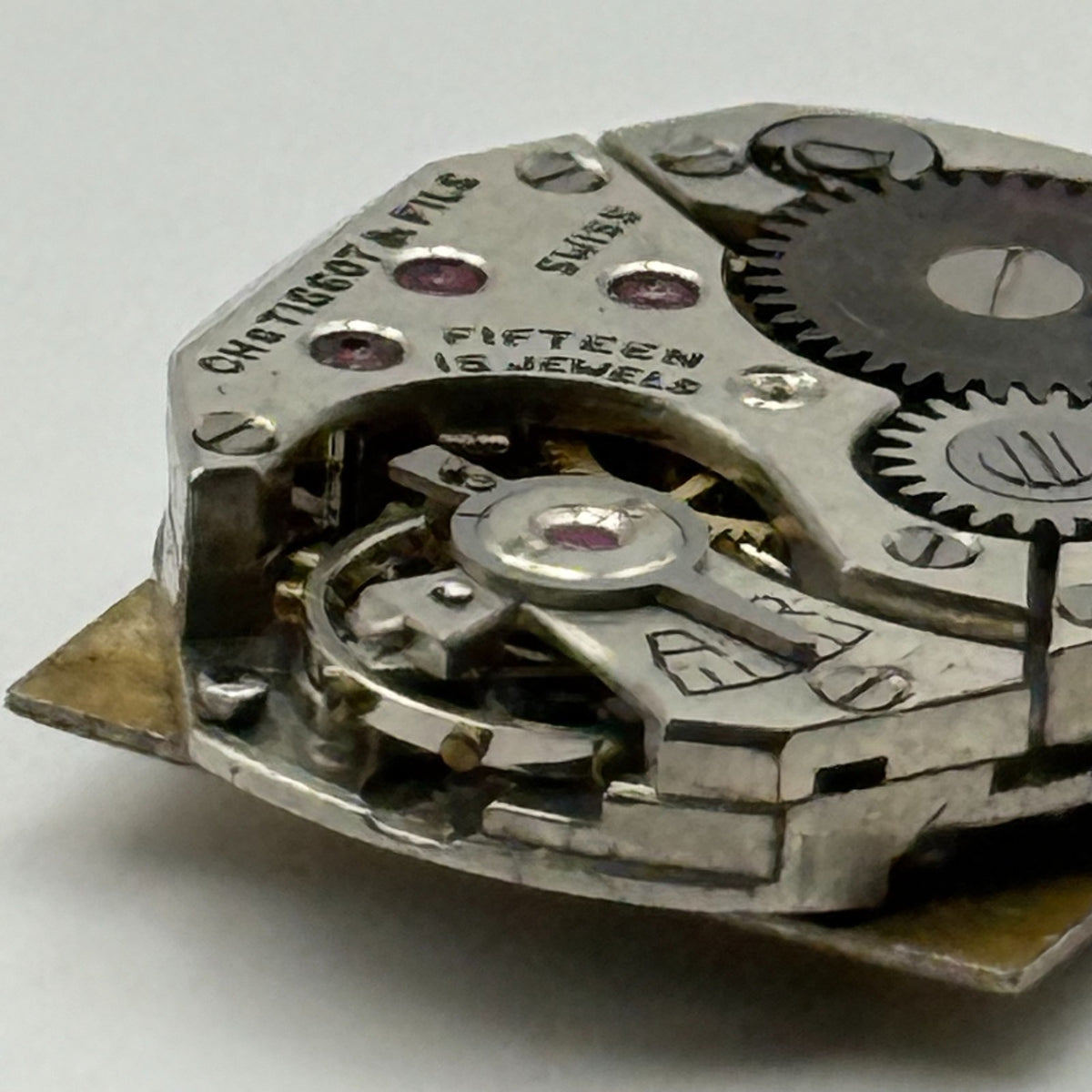 Tissot 15.3 Watch Movement Rare Calibre 15 Jewels Swiss Parts Repair 15.3mm