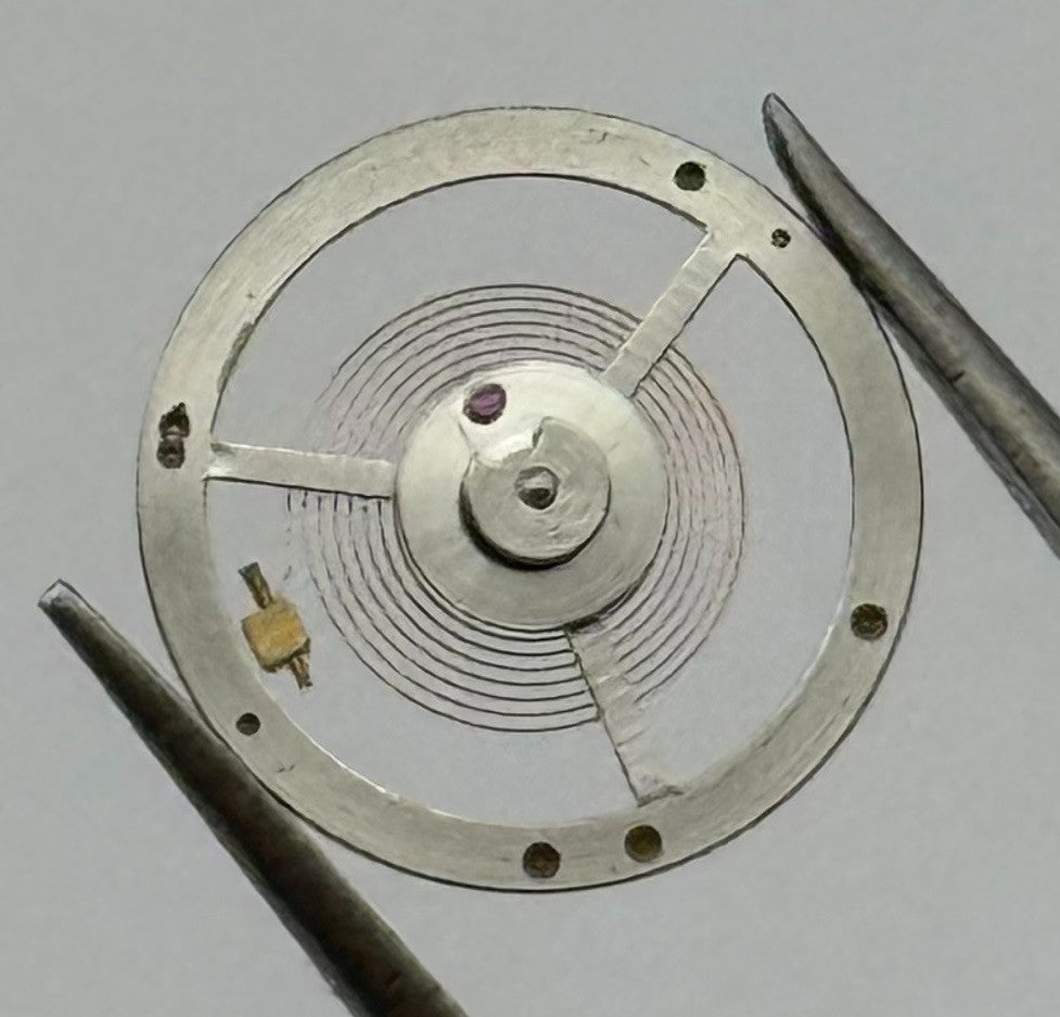 Brac 190 Balance Wheel Complete And Spring 12’’’ 4521 Watch Movement Parts NOS