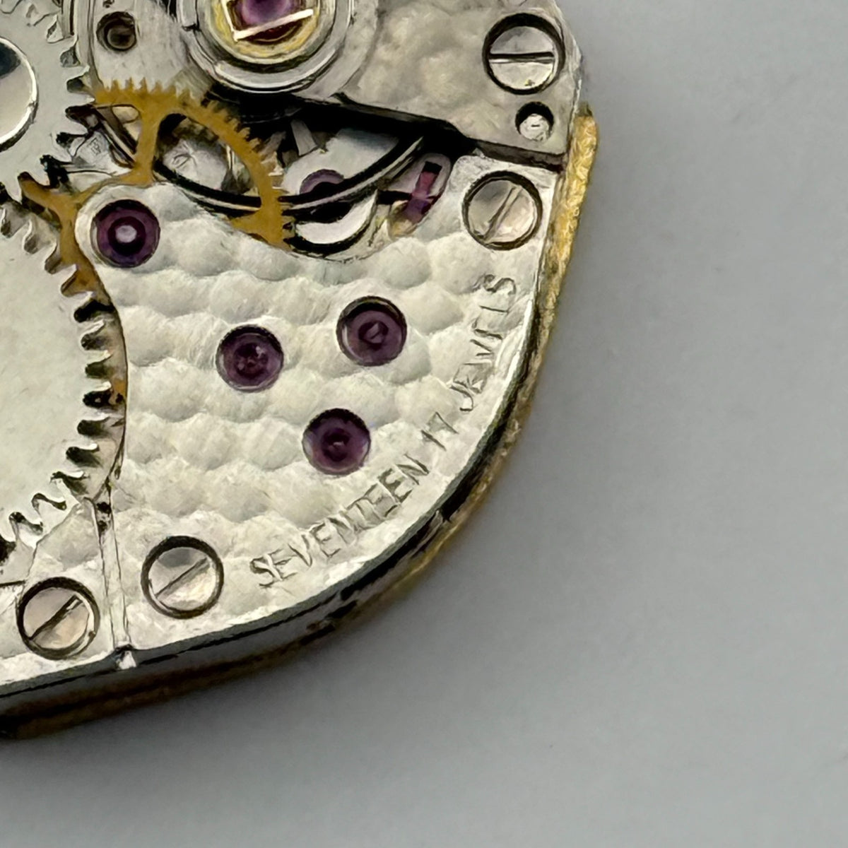 FE 163 Watch Movement Limit 17 Jewels Swiss Manual Wind Parts Repair 15.3mm