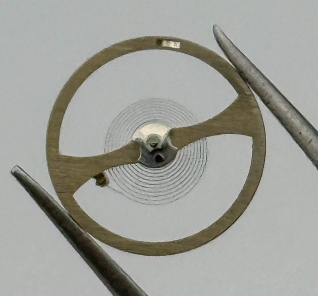 Oris 391 Balance Wheel Complete And Spring 11½’’’ 4381 Watch Movement Parts NOS