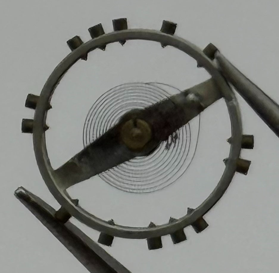 AS 984 Balance Wheel Complete And Spring 10½’’’ 30 M Watch Movement Parts NOS