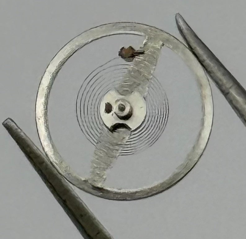 Oris 531 Balance Wheel Complete And Spring 8¾’’ Ronda 4375 Watch Movement Parts