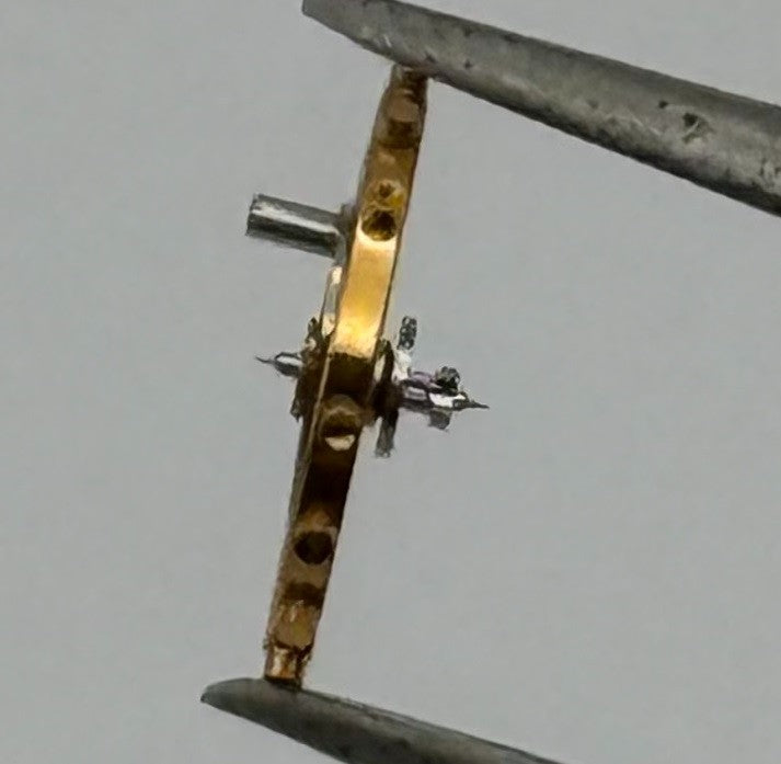 Slava /Era 1739 Balance Wheel Complete And Spring 5¼’’’ Watch Movement Parts NOS