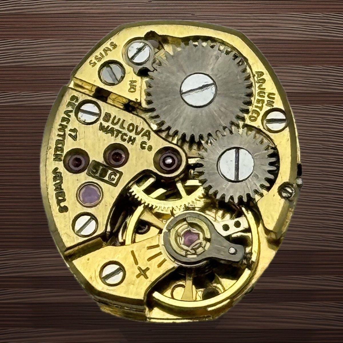 Bulova 5BC Watch Movement - Ladies - For Parts / Repair - 13mm