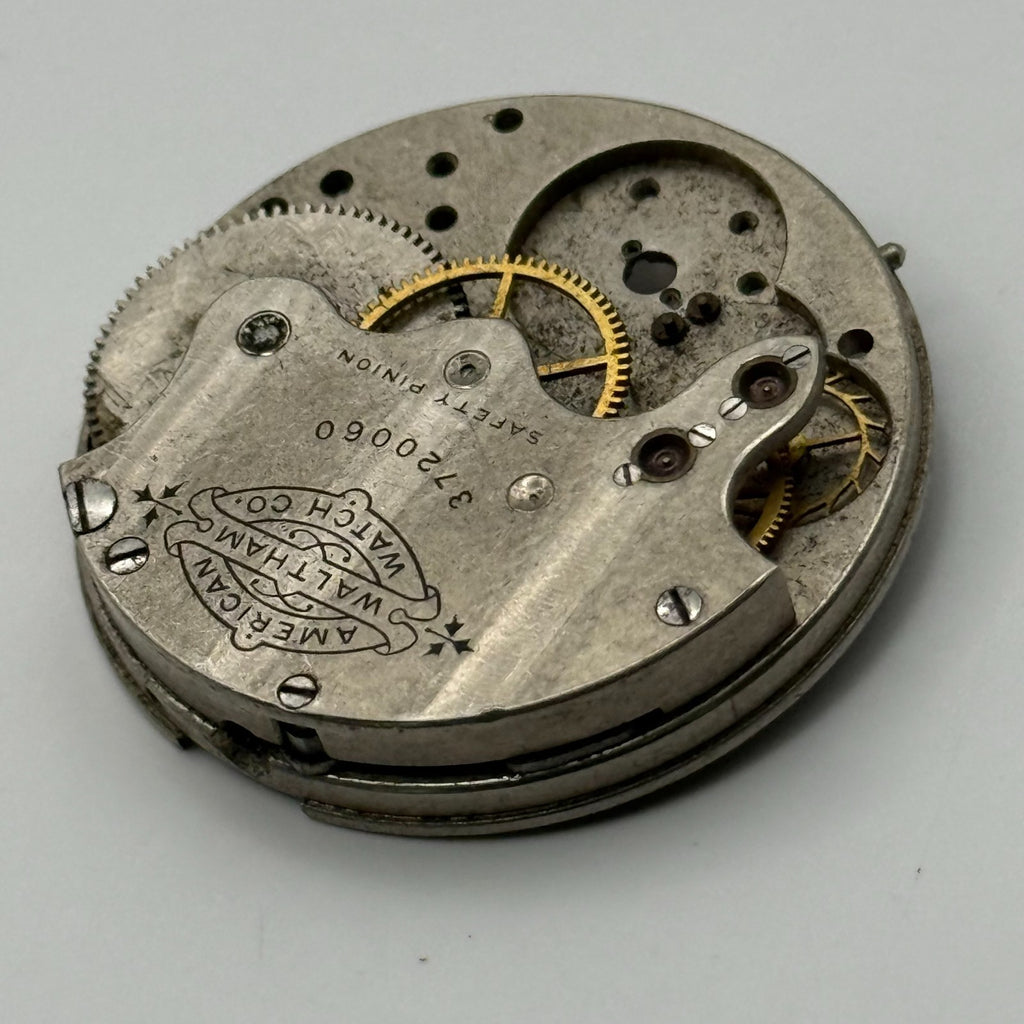 Waltham Seaside Watch Movement Model 1882 American Antique 1s Parts Repair