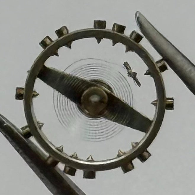FEF 6600 Balance Wheel Complete And Spring Renata 1181 Watch Movement Parts NOS