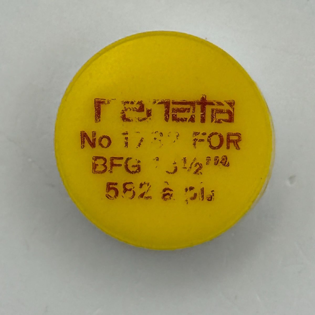 BFG 582 Balance Wheel Complete And Spring 10½’’’ Renata 1789 Watch Movement Part