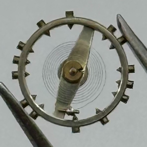 Peseux 140 290 Balance Wheel Complete And Spring Renata 277 Watch Movement Parts