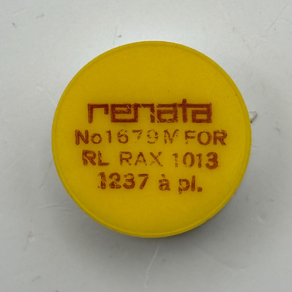 RL Rax 1013 1237 Balance Wheel Complete And Spring 1679 Watch Movement Parts NOS