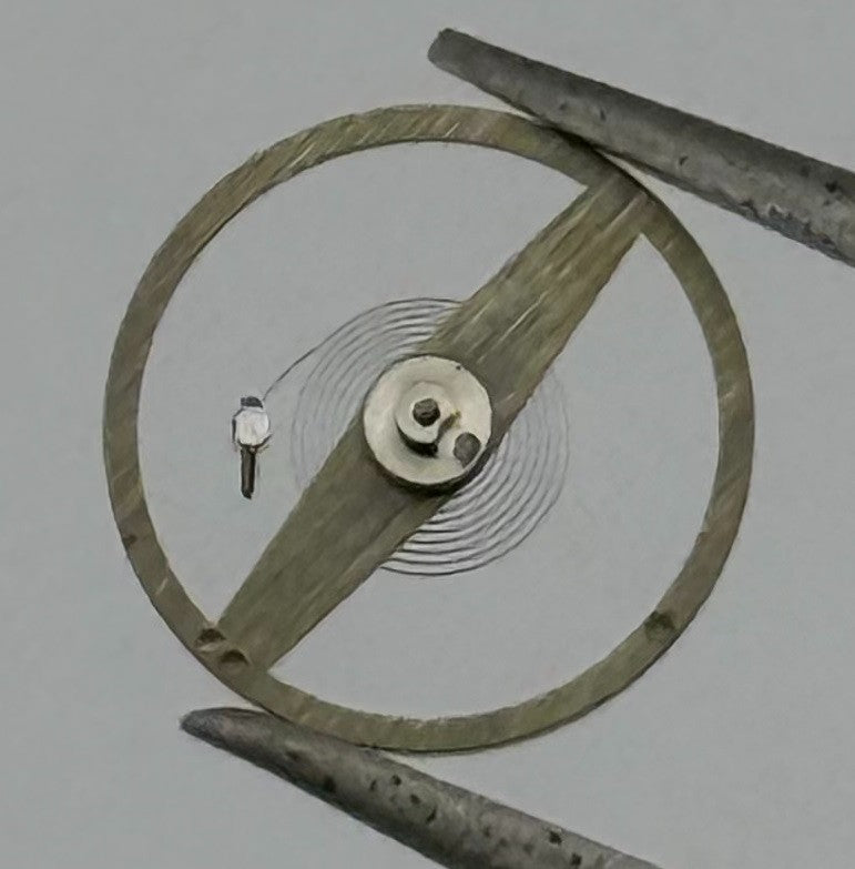 Amida 580 585 Balance Wheel Complete And Spring Renata 1389 Watch Movement Parts
