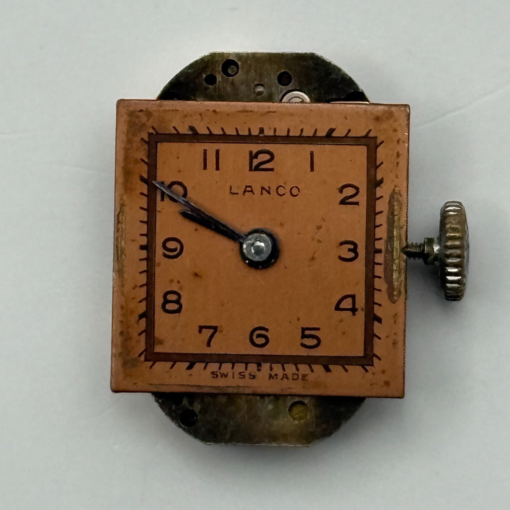 Lanco Langendorf 524 Watch Movement Running Ladies Swiss 15 Rubis Parts 12.7mm