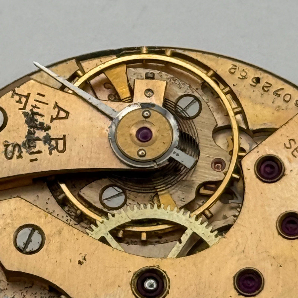 Tissot 38.2 Pocket Watch Movement Open Face 17 Jewels Sub Seconds Parts 38.2mm