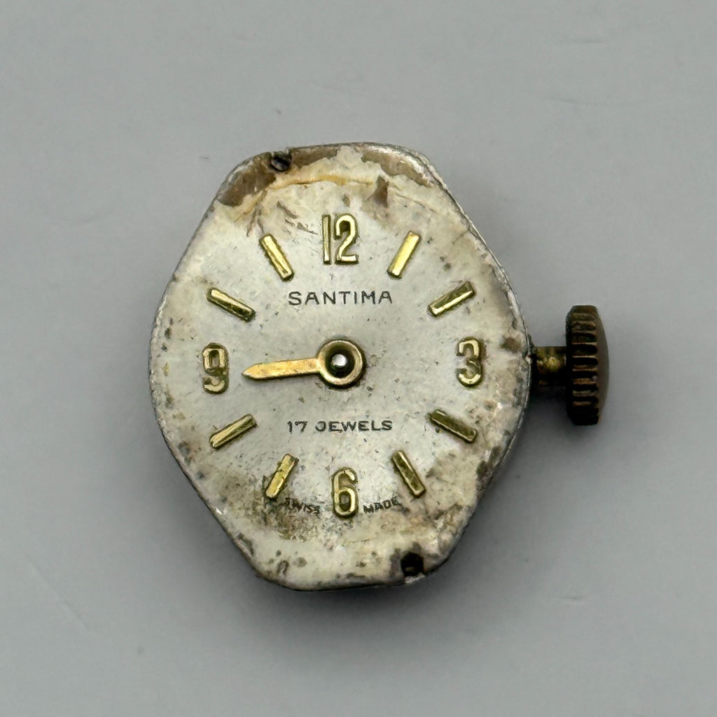Ronda 511P Watch Movement Running Santima 17J Swiss Manual Wind Parts 15.2mm