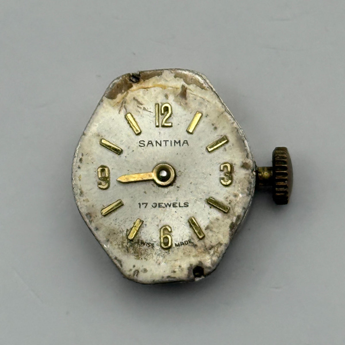 Ronda 511P Watch Movement Running Santima 17J Swiss Manual Wind Parts 15.2mm