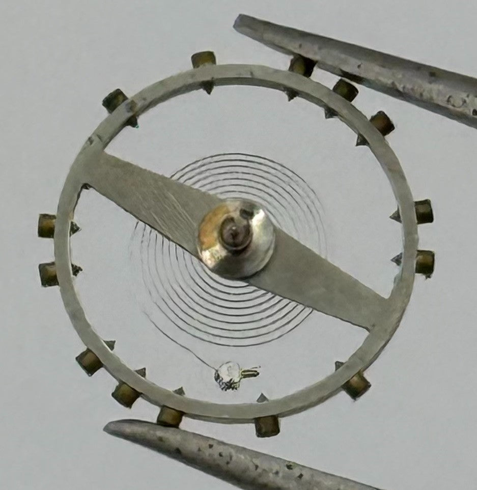 AS 1194 Inca Balance Wheel Complete And Spring No 42 M Watch Movement Parts NOS