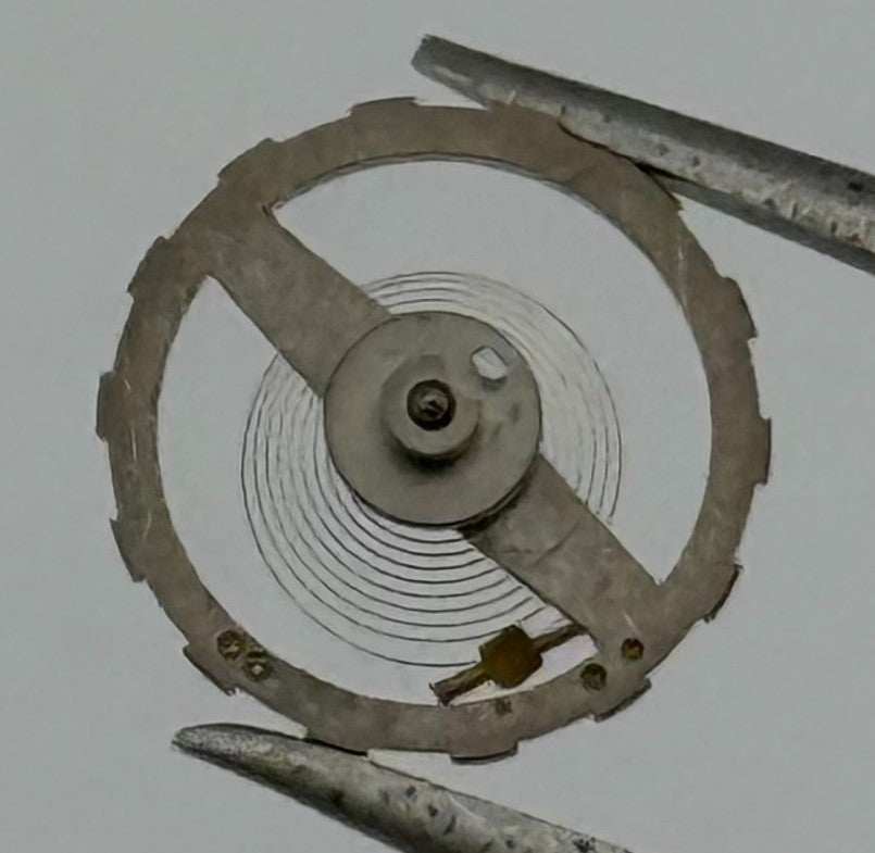 Ebosa 26 PL Balance Wheel Complete And Spring 126 Watch Movement Parts NOS