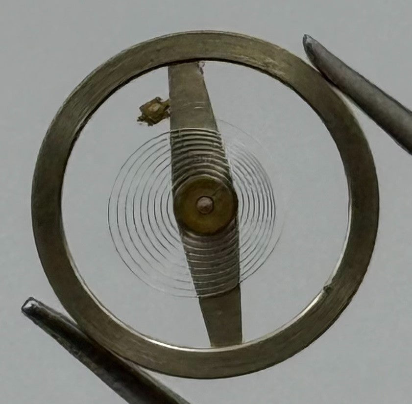 RL Rax 1013 1237 Balance Wheel Complete And Spring 1679 Watch Movement Parts NOS