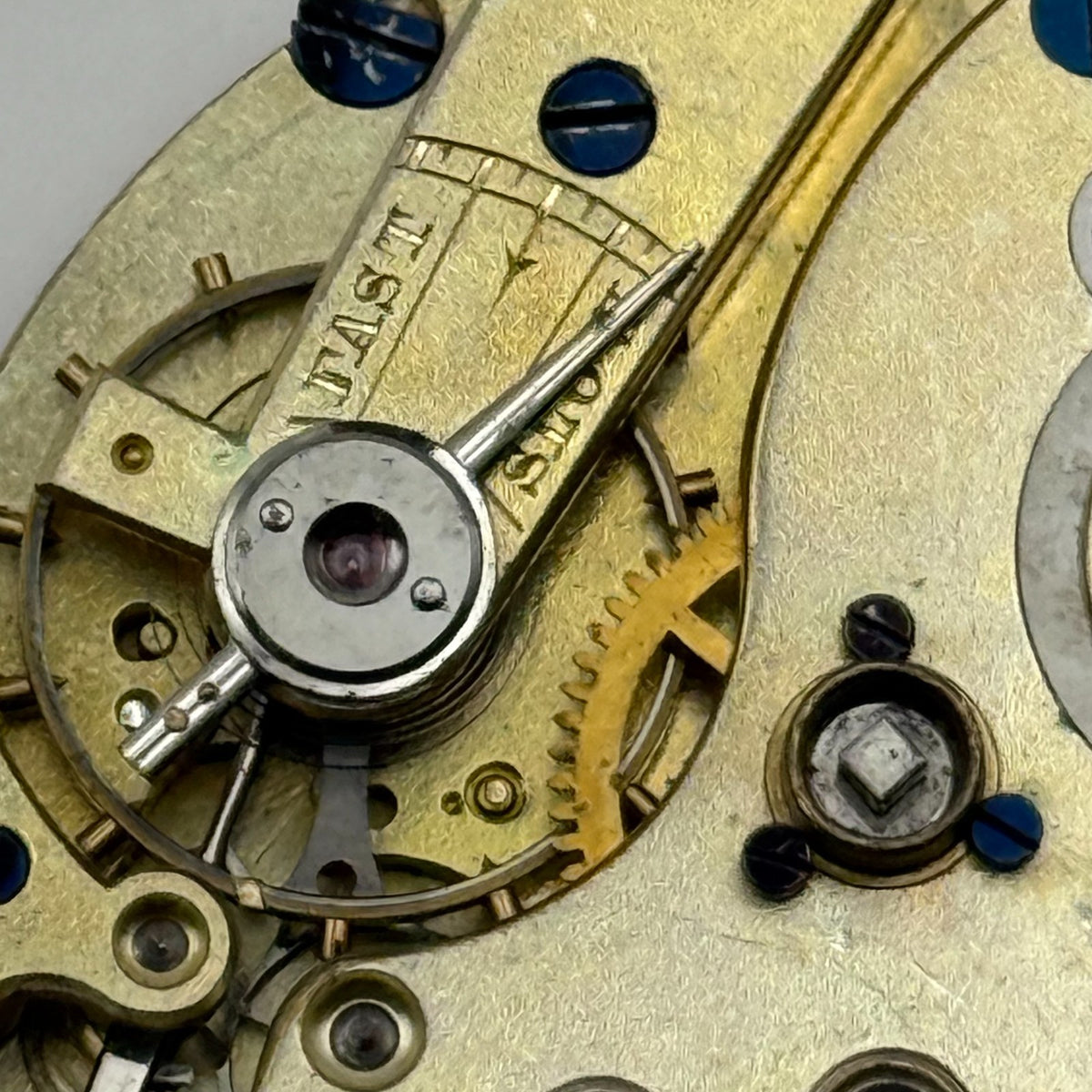 Spring Detent Chronometer Pocket Watch Movement - Unidentified - Parts / Repair