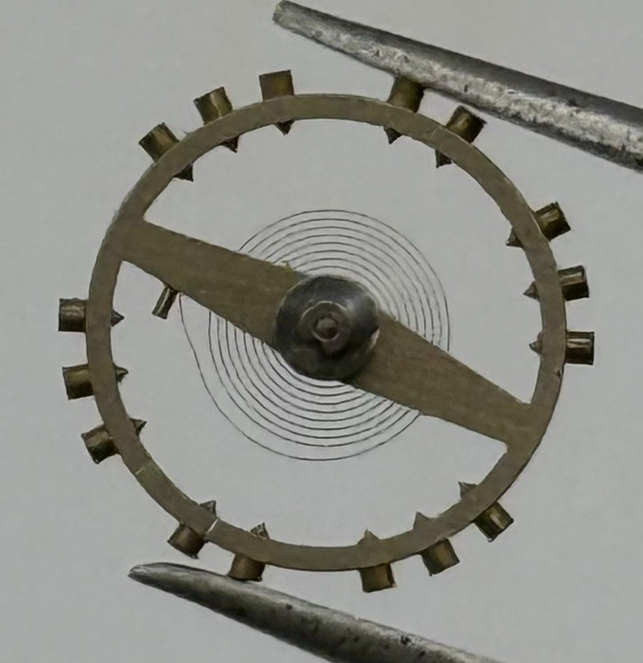 AS 984 Balance Wheel Complete And Spring Pour BO 71 Watch Movement Parts NOS