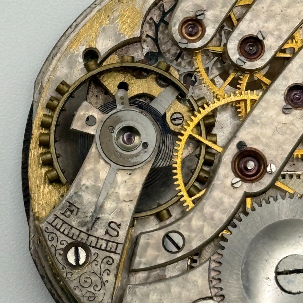 Swiss Lever Good Quality Pocket Watch Movement - Running - Parts / Repair 43mm