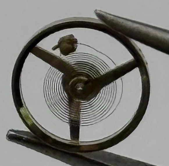 Tissot 2400 2401 Balance Wheel Complete And Spring 6¾’’’ Watch Movement Parts