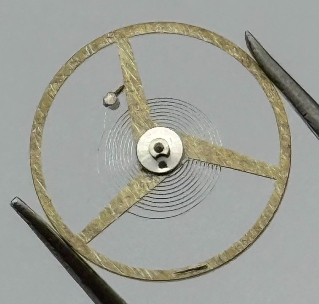 ST 96 Balance Wheel Complete And Spring 11½’’’ 1268 M Watch Movement Parts NOS