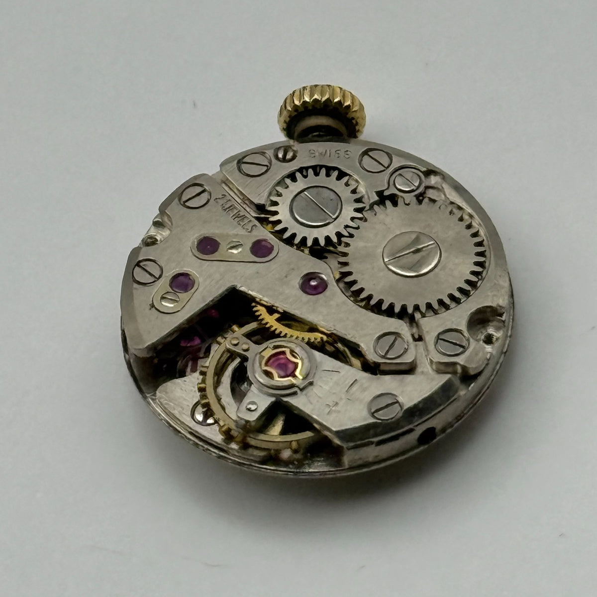 FHF 34 Watch Movement Rotary 21 Jewels Swiss Manual Wind Parts Repair 17.5mm