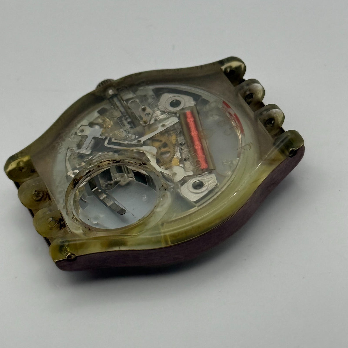 Vintage Swatch Watch GX112 Croque Monsieur 1989 ETA Quartz Swiss 34mm Parts 