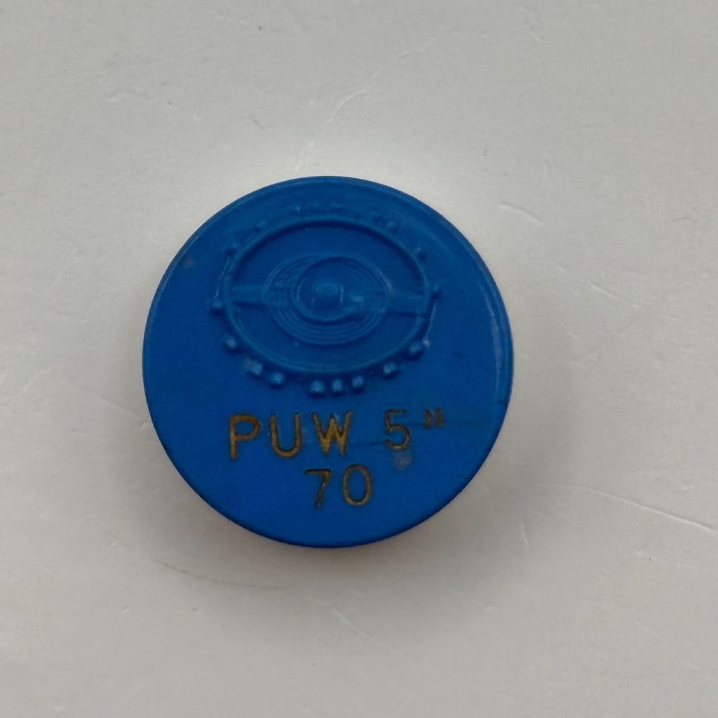 PUW 70 Balance Wheel Complete And Spring 5’’’ Watch Movement Parts NOS