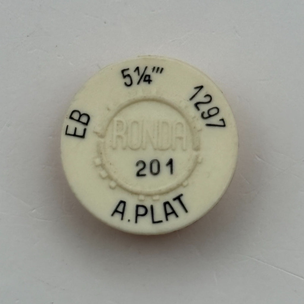 EB 1297 Balance Wheel Complete And Spring 5¼’’’ 201 Watch Movement Parts NOS