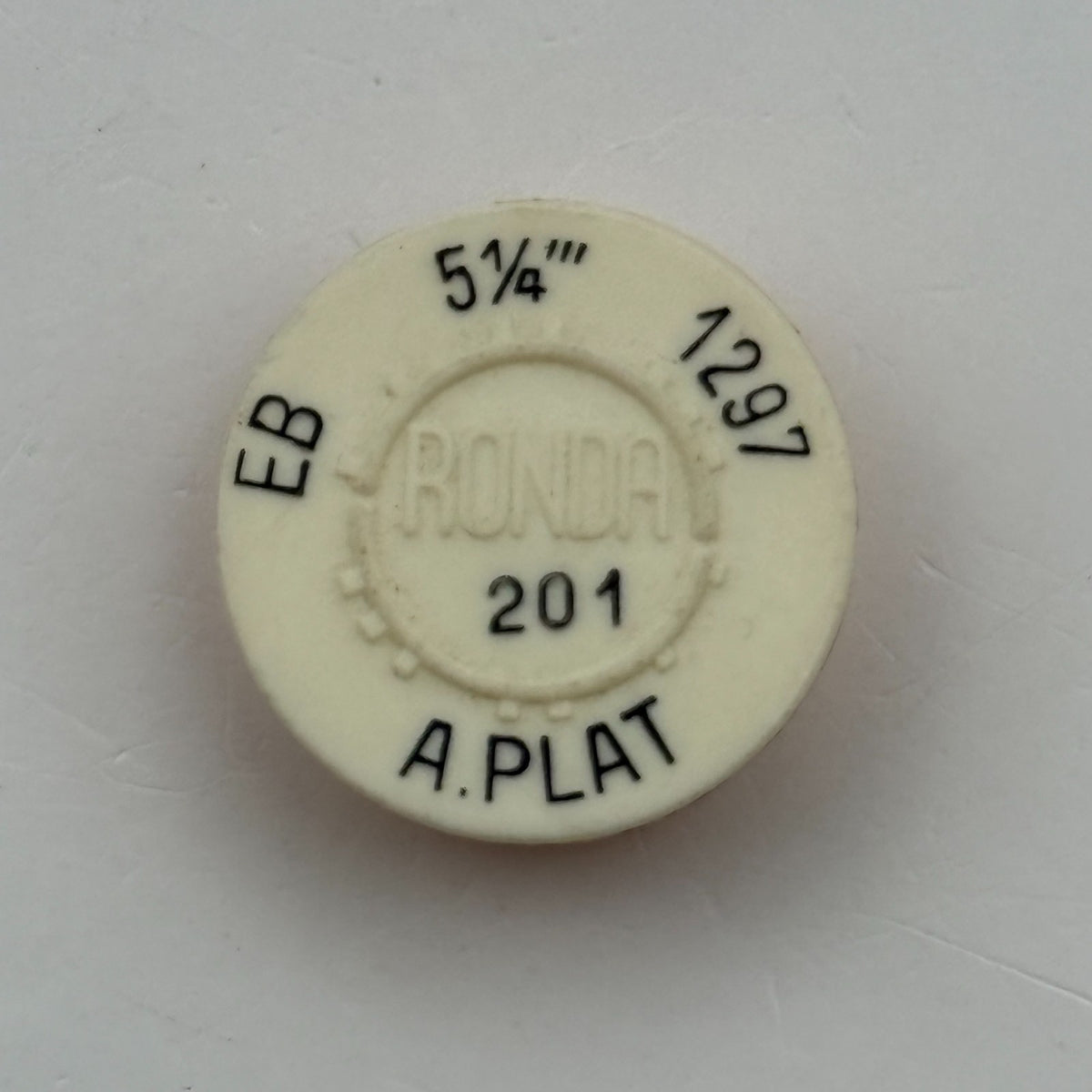 EB 1297 Balance Wheel Complete And Spring 5¼’’’ 201 Watch Movement Parts NOS